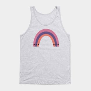 Cute Kawaii Pink Purple Peach Rainbow Tank Top